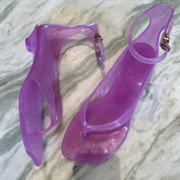 Chloé Jelly Heeled Sandals - Picture 4 of 4